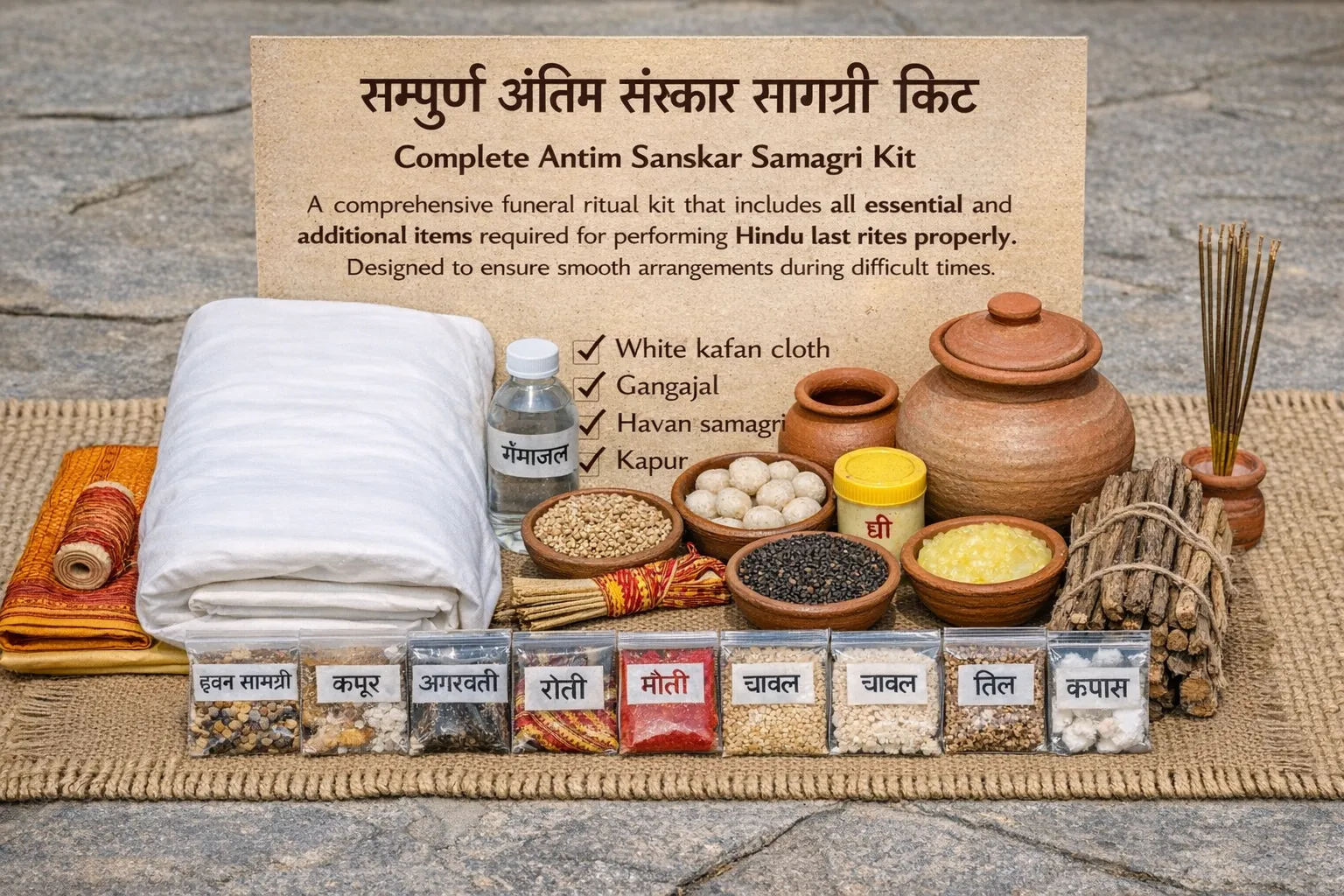 Complete Antim Sanskar Kit